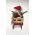 Photographic image of Santa Mouse in Wagon by Byers' Choice Ltd.