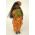 Children of the Rainforest CR1 - Sumatra (Girl) - collectible limited edition resin art doll by doll artist Pat Kolesar.