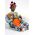 Black Girl no.16 - collectible one of a kind finished porcelain art doll by doll artist Uta Brauser.
