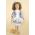 Fleurette and Fifi - limited edition porcelain and wood collectible doll  by doll artist Wendy Lawton.