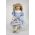 Picture Books in Winter  - limited edition porcelain and wood collectible doll  by doll artist Wendy Lawton.