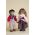 Hansel and Gretel Set - limited edition porcelain collectible doll  by doll artist Faith Wick.