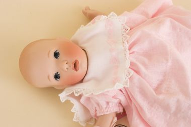 Meghan - limited edition porcelain soft body collectible doll  by doll artist Wendy Lawton.