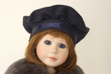 Luci - collectible limited edition porcelain soft body art doll by doll artist Janet Ness.