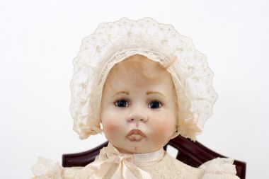 Collectible Artist's Proof Other Media doll Baby Bonnie Cream by Linda Murray