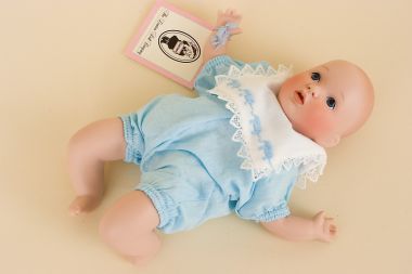 Michael - limited edition porcelain soft body collectible doll  by doll artist Wendy Lawton.