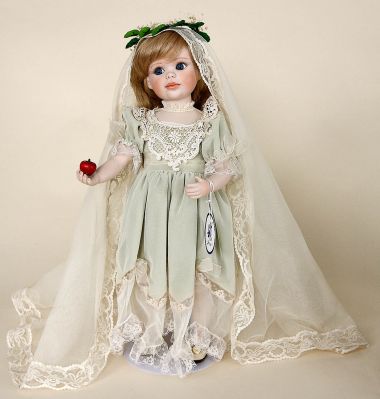 Enchanted Princess - limited edition porcelain collectible doll  by doll artist Jerri McCloud.