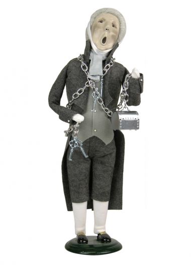 Marley's Ghost - collectible limited edition mixed media caroler figurine by Byers' Choice, Ltd.