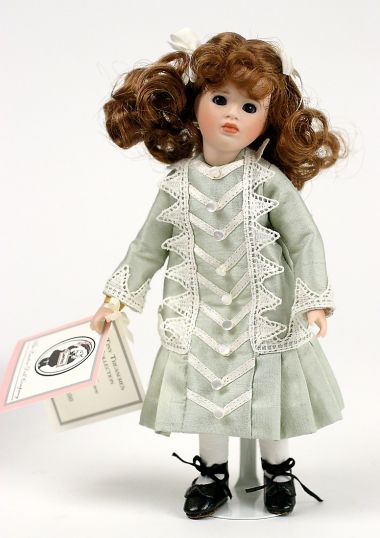 Electra Grace - limited edition porcelain collectible doll  by doll artist Wendy Lawton.
