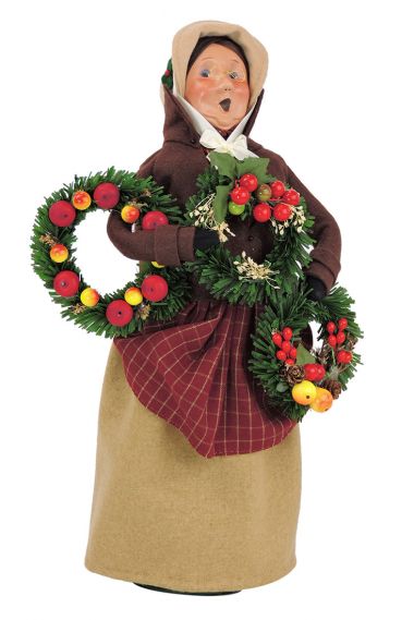 Photo of traditional caroler figurine Woman Selling Evergreens by Byers' Choice Ltd.