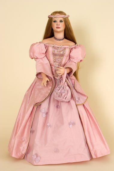 Collectible Limited Edition Porcelain soft body doll Briar Rose by Gwen McNeill