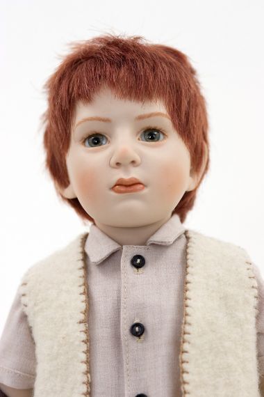 Collectible Limited Edition Porcelain doll Marcello by Beatrice Perini