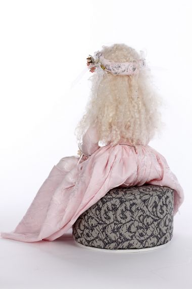 Collectible One of a Kind dressed Wax over Porcelain doll The Gift by Ardis Shanks