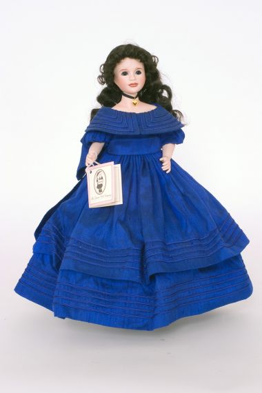 Miss Jo March - limited edition porcelain collectible doll  by doll artist Wendy Lawton.