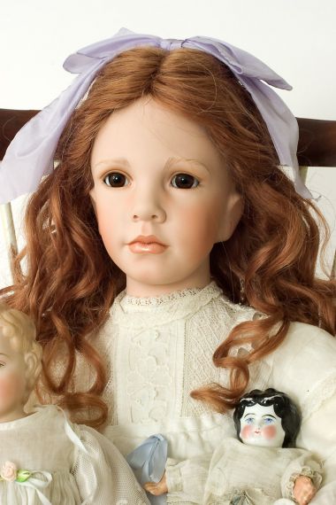 Collectible Limited Edition Porcelain soft body doll Yesterday's Child 1 by Linda Mason