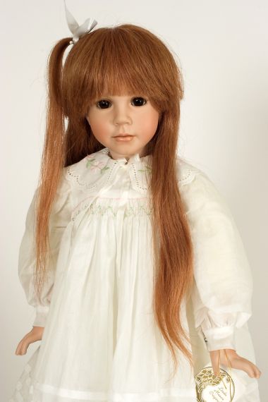 Collectible Limited Edition Porcelain soft body doll Danielle by Linda Mason