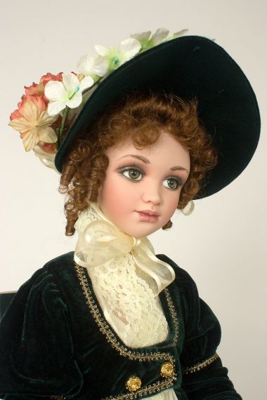Collectible Limited Edition Porcelain soft body doll Elinor by Jan McLean