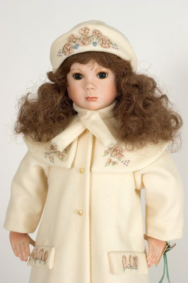 Collectible Limited Edition Porcelain soft body doll Stormy by Linda Mason