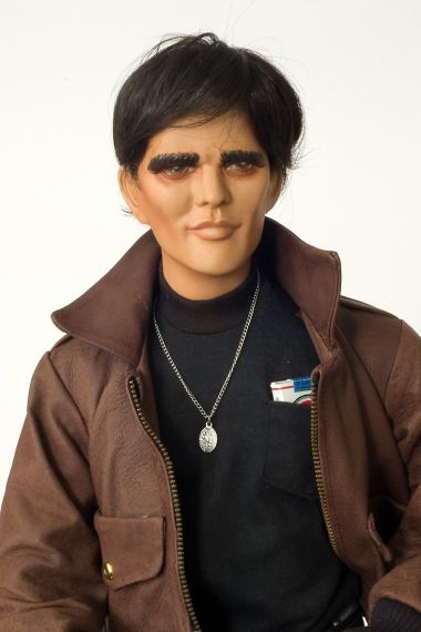 The Outsider Matt Dillon - collectible limited edition porcelain soft body art doll by doll artist Marilyn Houchen.