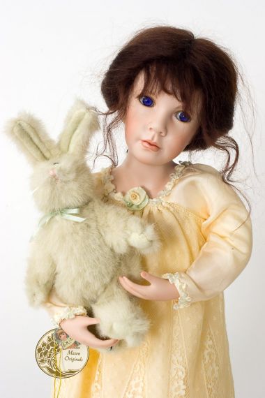 Collectible Limited Edition Porcelain soft body doll Erica by Linda Mason