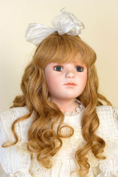 Victoria and Elizabeth (set) - collectible limited edition porcelain soft body art doll by doll artist Katrina Murawska.