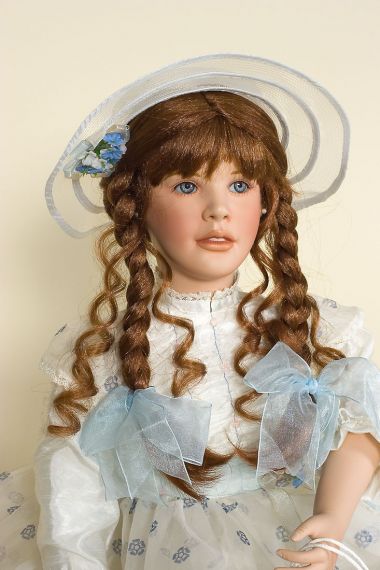 Collectible Limited Edition Porcelain soft body doll Delphine by Gwen McNeill