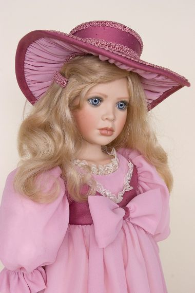 Laurielle - porcelain soft body limited edition art doll by Nancy Spain