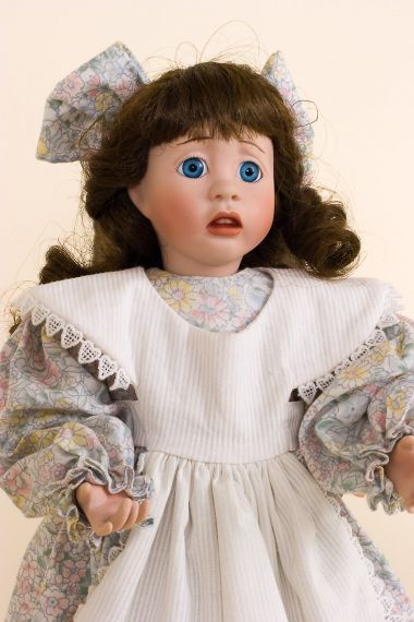 mary had a little lamb porcelain doll