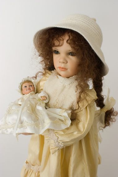 Collectible Limited Edition Porcelain soft body doll Patricia by Zofia Zawieruszynski
