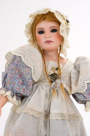 Collectible One of a Kind Wax over Porcelain doll Hansel, Gretel & Witch set by Avigail Brahms