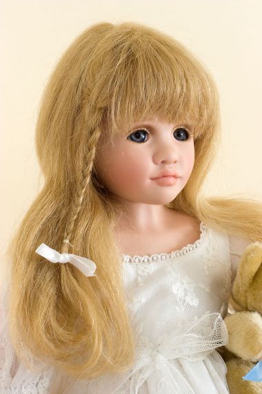 Ondine - collectible limited edition porcelain soft body art doll by doll artist Diane Hardwick.