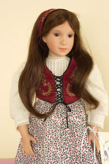 Snow White - limited edition vinyl soft body collectible doll  by doll artist Sonja Hartmann.