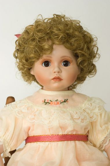 Peaches Cream - Porcelain soft body Collectible Doll