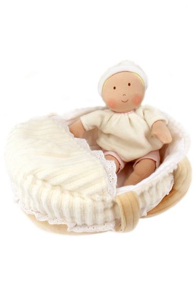 Image of Carry Cot Baby plush doll set by Bonikka
