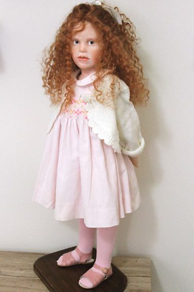 Photo of "It's Me" one-of-a-kind doll by Elisa Gallea.