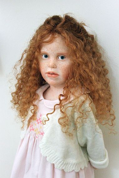 Photo of "It's Me" one-of-a-kind art doll by Elisa Gallea.