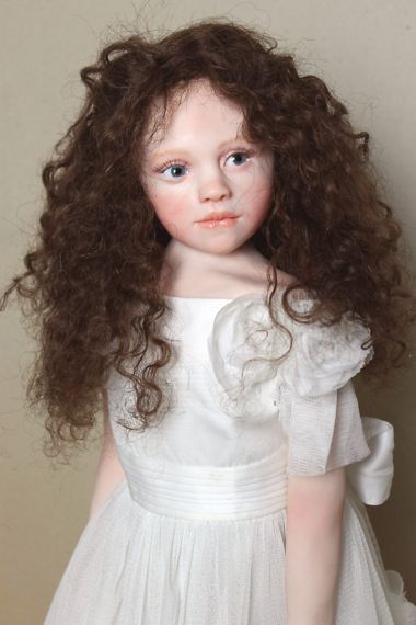 Photo of Rose doll by Italian doll artist Elisa Gallea