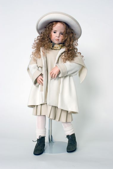 Collectible Limited Edition Wax over Porcelain doll Sophia by Hildegard Gunzel