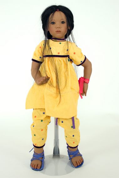 Collectible Limited Edition Vinyl soft body doll Anila by Annette Himstedt