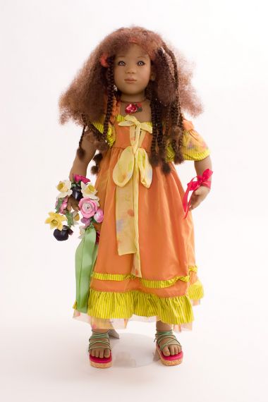 Collectible Limited Edition Vinyl soft body doll Amber by Annette Himstedt