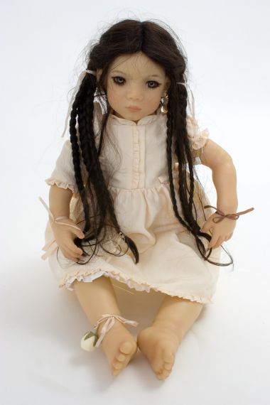 Collectible Limited Edition Vinyl soft body doll An-Mei by Annette Himstedt