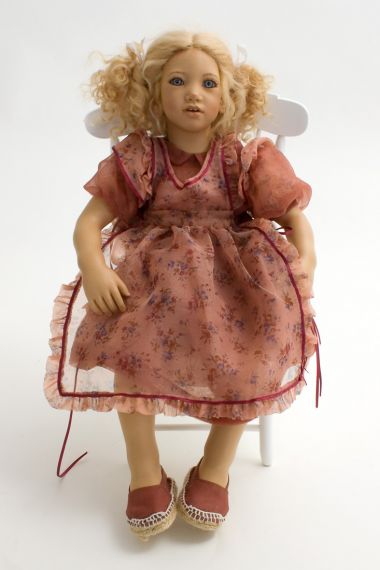 Collectible Limited Edition Vinyl soft body doll Lina by Annette Himstedt