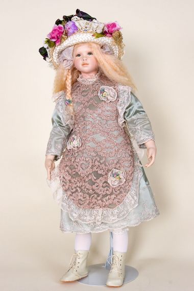 Collectible Limited Edition Porcelain soft body doll Kashin by Cindy Koch