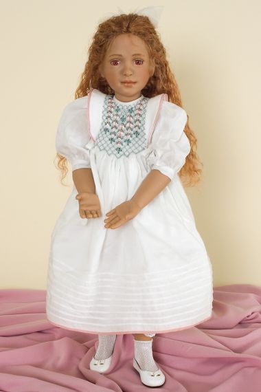Christine - limited edition vinyl soft body collectible doll  by doll artist Sonja Hartmann.