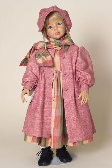 Ashley - limited edition vinyl soft body collectible doll  by doll artist Joke Grobben.