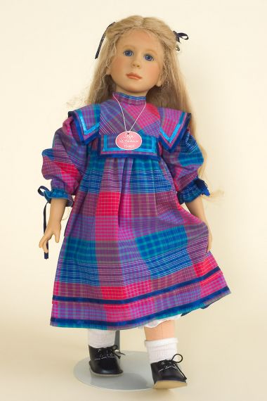 Clair - limited edition vinyl soft body collectible doll  by doll artist Sonja Hartmann.