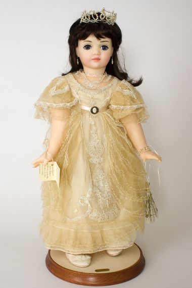 Bethany - collectible limited edition wax soft body art doll by doll artist Brenda Burke.