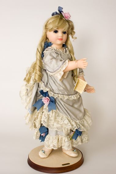 Brittany - collectible limited edition wax soft body art doll by doll artist Brenda Burke.