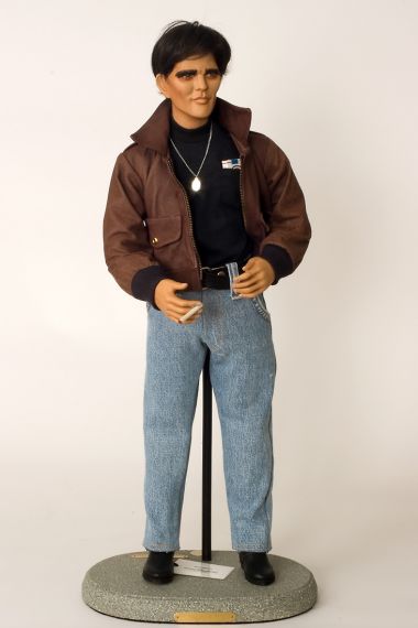 The Outsider Matt Dillon - collectible limited edition porcelain soft body art doll by doll artist Marilyn Houchen.