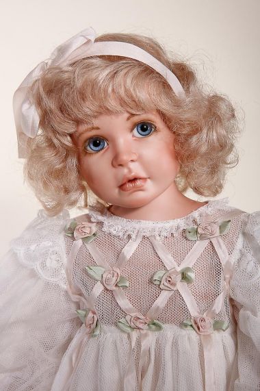 Collectible Limited Edition Porcelain soft body doll Eloise by Karen Blandford